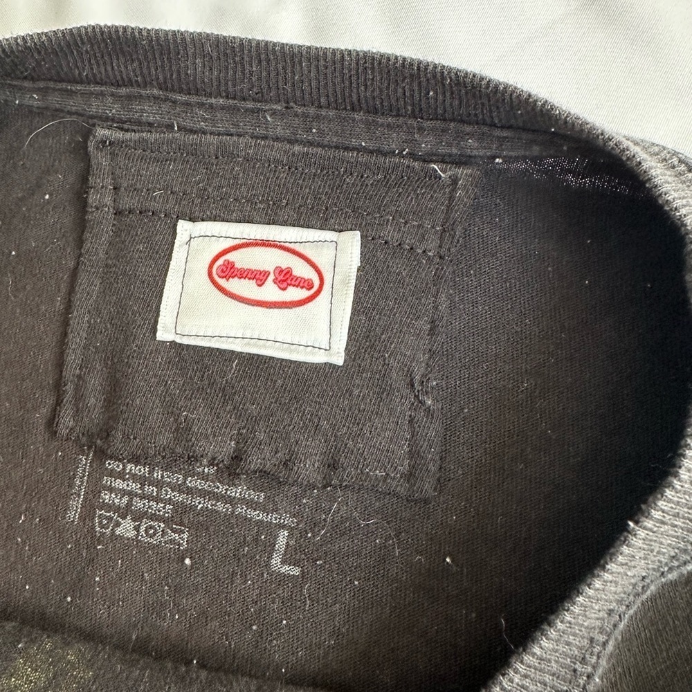 PENNY LANE REWORKED NIRVANA TEE W/CROCHETED SLEEVES - Picture 4 of 8